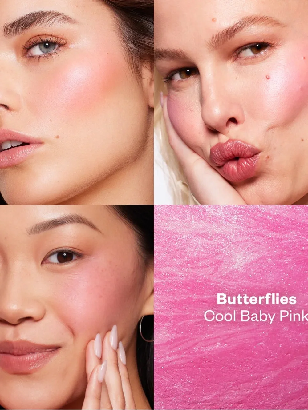 Kosas Pink Baked Blush - Shimmering Bubblegum Pink